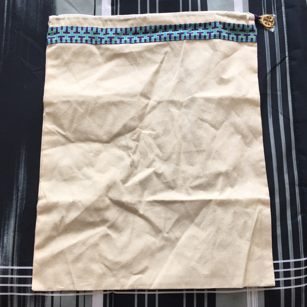Tory Burch linen Dust Bag 15 x 12